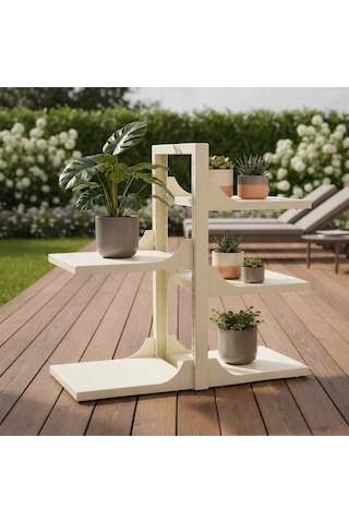 Hamton Versashelf Decorack - Dekoratif Metal Raf - Açık Gri - 450 Cm Standart