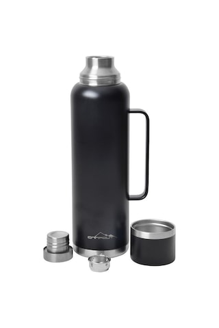 NURGAZ Campout Çift Katmanlı Termos Siyah 1500 ml (NG 164)