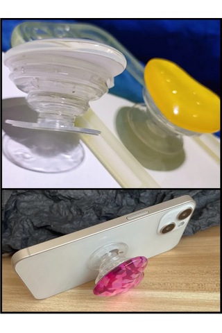 Cronax Telefon İçin Popsocket Yapışkan Tabanlı Kadınlar İçin Kalp 338733672