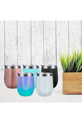 Ulzyvf Paslanmaz Çelik Termos - 12oz Sıcak/soğuk Tutan Seyahat Bardağı 110 Karakter Sınırına Uygun, Ürünün Temel Özelliklerini Ve Kullanım Alanlarını Vurgulayan Alternatif Başlık Rose Gold Rose Gold