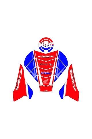 Grippatch Honda Cbr650r 2025 Uyumlu 18 Parça Renkli Tank Pad Seti Gc41-3 Çok Renkli