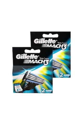 Gillette Mach3 Yedek Başlık 2 x 2'li