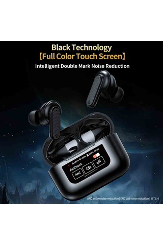 Singree Yw08 Kablosuz Kulaklık: 5.4 Bluetooth, 9d Ses, Anc, 5 Saat Çalma Süresi, Şarj Kutusu Dahil