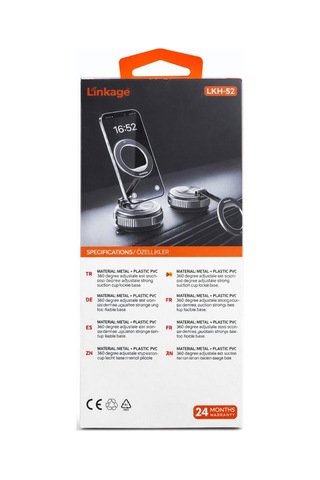 Lkh-52 Magnetik 360 Ayarlanabilir Katlanabilir, Mıknatıslı Vakumlu Telefon Tutucu