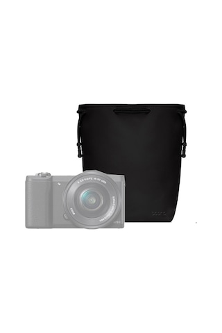 Baona Kamera Çantası Lens İpli Kılıfı, Boyut: Küçük Siyah Diğer