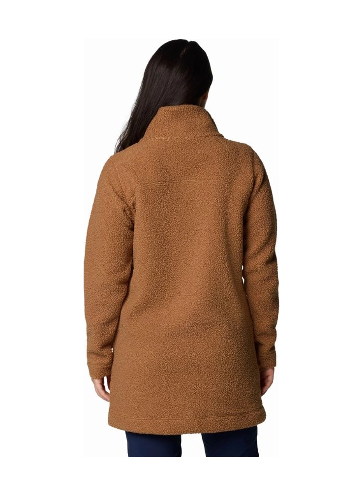 Columbia Panorama Long Jacket Kahverengi Kadın Outdoor Polar Ceket Al1333 Kahverengi Koyu