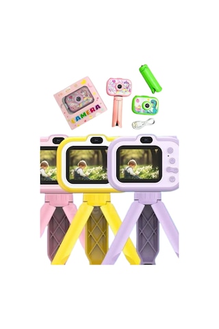 Çocuk Için Eğitici Video Kamera Ayaklı Mini Nrzsnt - 33 Fotoğraf Makinesi