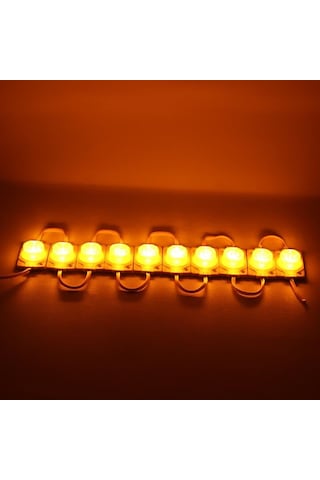 12 Volt 1.5 Watt Led Modül - Sarı Renk - 3030 Çip - 40x30 Mm Diğer