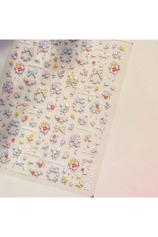 Flybuy Reo Lale Çiçek Papatya Fotoğraf Çerçevesi Geometrik Sınır Kabartma To4837