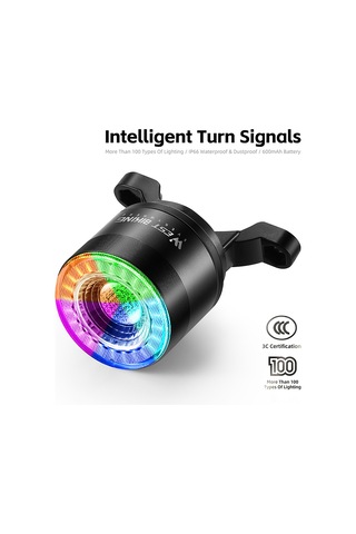 Mufunye Bisiklet Arka Feneri: Uzaktan Kumandalı Sinyal Ve Fren Işığı, Ip66 Su Geçirmez, Aydınlatma Ayarlanabilir, Çeşitli Demirlemelerle