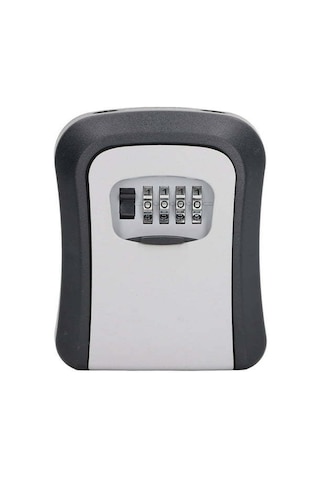 Wezone Alüminyum 4 Basamaklı Şifreli Anahtar Kutusu - Büyük Kapasiteli, Yeniden Ayarlanabilir, Duvar Montajlı, Güvenli Depolama Kutusu Çok Renkli