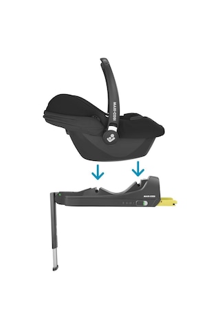 Maxi-Cosi Cabrio Fix I-Size ADAC'lı Bebek Oto Koltuğu ve Ana Kucağı 0 - 13 kG Essential Black