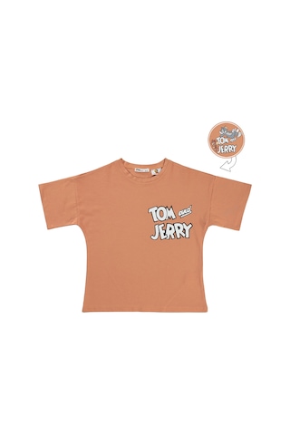 Tom And Jerry Kız Çocuk Tişört 6-9 Yaş İtalyan Kili 18849177424s2 Turuncu