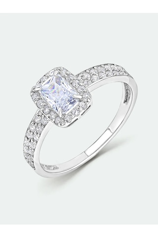 Torgovyj Dom Uvelir Holding Büyük Taşlı Büyük Yol Yüzüğü Gümüş 925 391560679 Gümüş