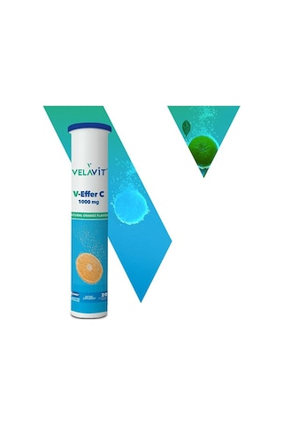 Velavit V-Effer C 1000 Mg 20 Efervesan Tablet