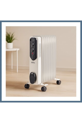 Buradabulabilirsin 9 Dilimli Yağlı Radyatör Isıtıcı - 800/1200/2000w, Ayarlanabilir Termostat Bbz