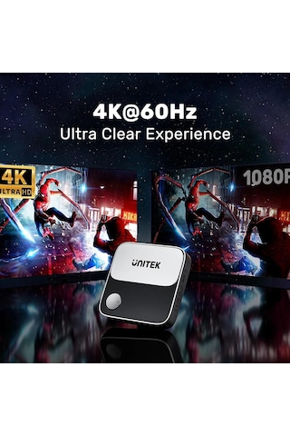 Unıtek Wıreless 4k&60hz Kablosuz Görüntü Aktarıcı V1162b01