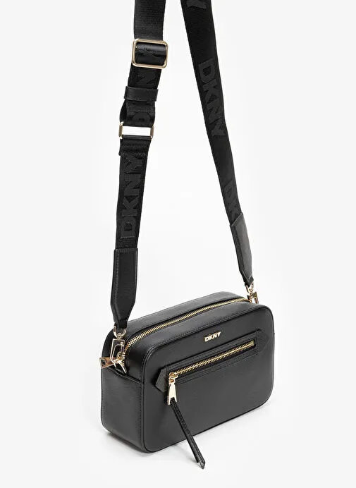 Dkny Siyah Kadın Deri Çapraz Çanta
