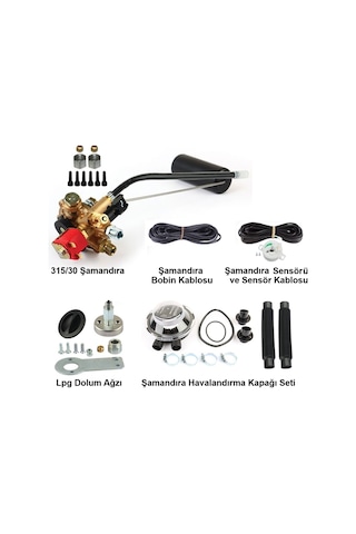 Atiker Silindir Şamandıra 315/30 Derece 6 MM Set