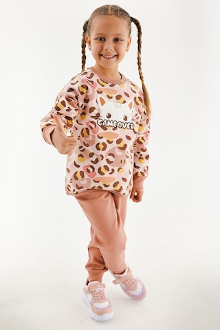 Rolypoly Gameover Pudra Kız Çocuk Eşofman Takım 5274-30040 Pudra