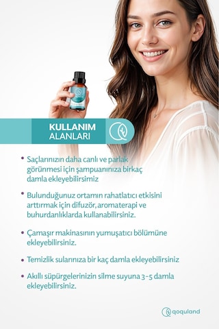 Qoquland Nefes Açıcı Uçucu Yağ Buhurdanlık Esansı Oda Kokusu 10 ML
