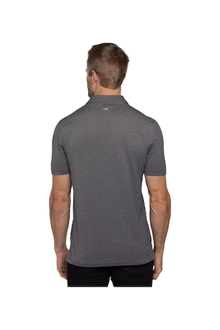 Travıs Mathew Travis Mathew Endless Horizon Erkek Polo Tshirt Heather Dark Grey