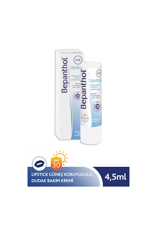Bepanthol Güneş Koruyucu Dudak Bakım Kremi SPF30 4.5 G + Bepanthol Derma Onarıcı Bakım Merhemi 3 x 3.5 G