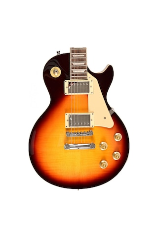 Madison Meg-lpf-ıtb Elektro Gitar Ice Tea Sunburst Klasik Rock Tonu Sıcak Renkler