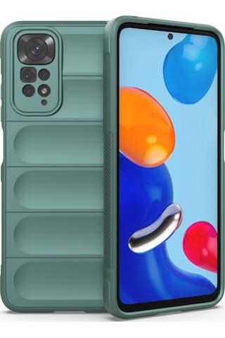 Xiaomi Redmi Note 11/ 11s Kılıf Optimum Lens Çerçeveli Silikon Kapak