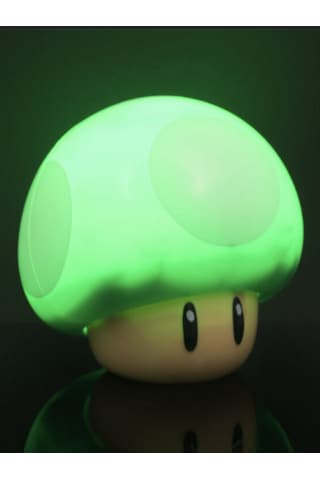 Super Mario Mantarı Gece Lambası, Usb Şarjlı, Sesli, Kırmızı