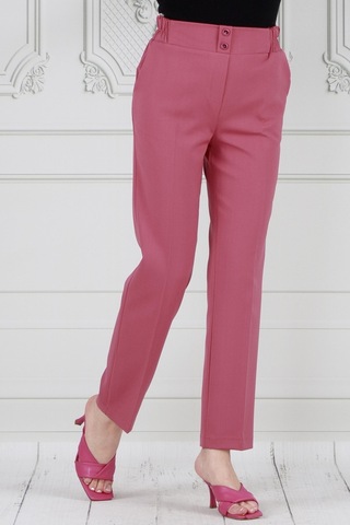 Sevitli Cepli Dar Paça Pantolon-pembe-3734-pembe Pembe
