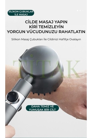 Sardıcı Yeni Nesil Masajlı Filtreli Stop Tuşlu 3 Fonksiyonlu Su Tasarruf