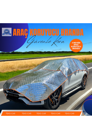 Suv Model Uyumlu Universal 5 Katmanlı Dolu - Kar Ve Güneş Koruyucu Oto Brandası 5,50m - 2,50m