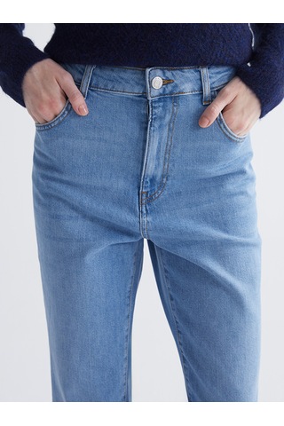 Lcw Eco İndigo Slim Fit Kadın Jean Pantolon