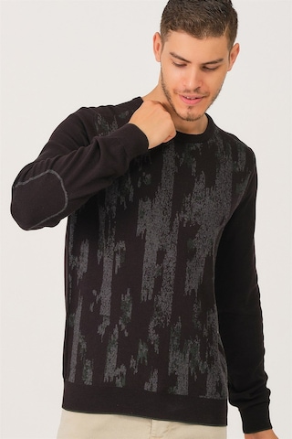 V9306 Dewberry Dıo Rıse Erkek Kazak-siyah Siyah