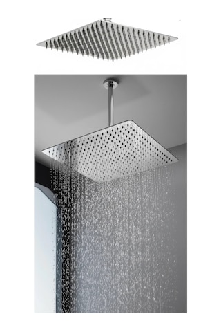 Çankaya Inox Robot Duş Başlıgı 25 25 Metal + Duş Başlığı Paslanmaz Metalik