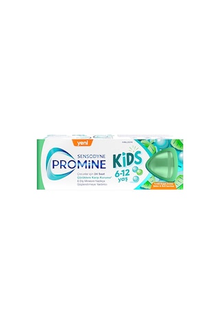 Promine Kids 6-12 Yaş %100 Doğal Aromalı Diş Macunu 50 Ml Çürük Önleyici Promine Kids 6-12 Yaş %100 Doğal Aromalı Diş Macunu 50 Ml Çürük Önleyici