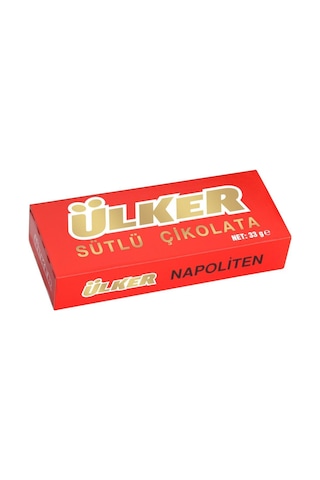 Sevdiklerinize Özel Kırmızı Ahşap Hediye Kutusunda 40 Adet Ülker Napoliten Çikolata Hayırlı Olsun Yazılı 37923269