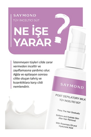 Saymond Tüy İnceltici Losyon 75 ML