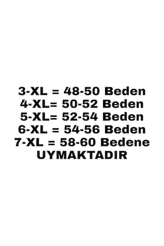 5 Adet Büyük Beden Erkek Boxer Erkek Iç Giyim Battal Beden Boxer Antrasit