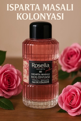 Rosella Isparta Masalı Parfümlü Krem Kolonyası Cam 220 Ml