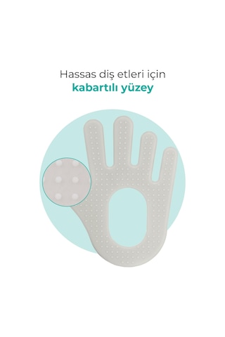 Mamajoo Yumuşak Diş Kaşıyıcı Beyaz El