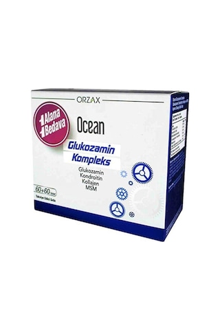Orzax Ocean Glukozamin Kompleks 60 Tablet 2 Kutu