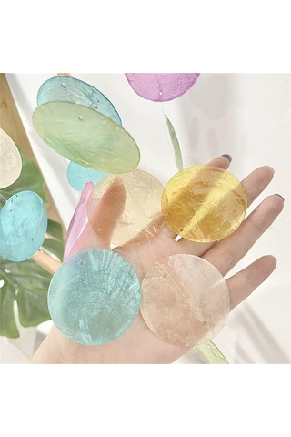 Ana Sayfa Ahşap Kabuk Dekorasyonu Rüzgar Zil Penceresi Eşik Balkon Dekorasyonu