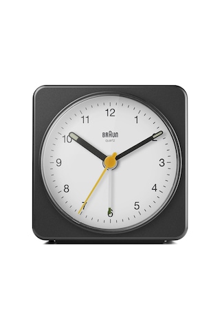 Braun Bc03bw Siyah-beyaz Klasik Seyahat Analaog Alarmlı Masa Saati Brn.bc03bw