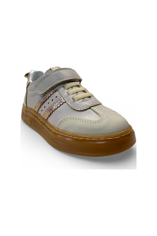 Tuğba Ortopedi 271 Çocuk Okul Öncesi Deri Sneaker Krem