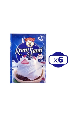 Güneş Krem Şanti Sade 6 x 75 G