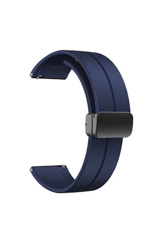 Samsung Gear S3 Krd-84 22mm Silikon Kordon - Lacivert