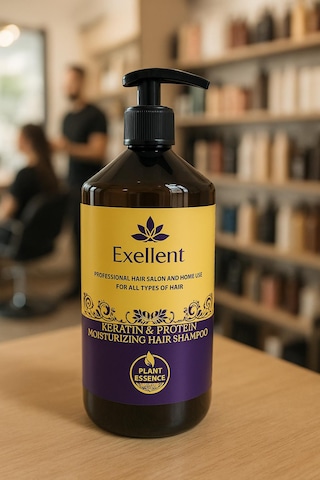 Exellent Keratin & Protein Sampuani İşlem Görmüş