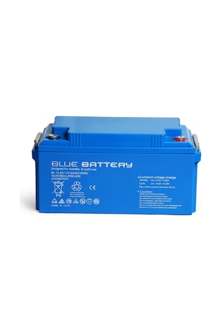 Blue Battery 12 V 65 Amper Bakımsız Kuru Akü Ups Aküsü